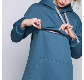 Warm maternity & nursing oversize hoodie