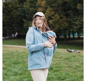 4 in 1 Softshell maternity babywearing jacket