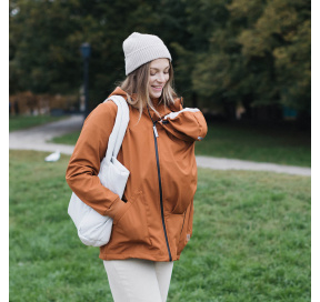 4 in 1 Softshell maternity babywearing jacket