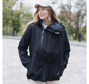4 in 1 Softshell maternity babywearing jacket