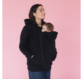 Maternity & babywearing fleece hoodie